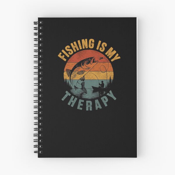 Item preview, Fishing Is My Therapy Angler Fisherman Hobby designed and sold by RetroMini2026.
