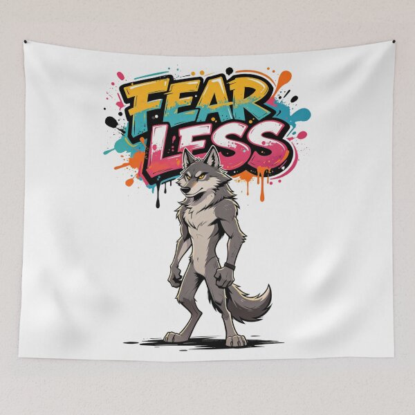 Item preview, Fearless Wolf Street Style designed and sold by LINSSEX Style • Urban & Sport Streetwear.