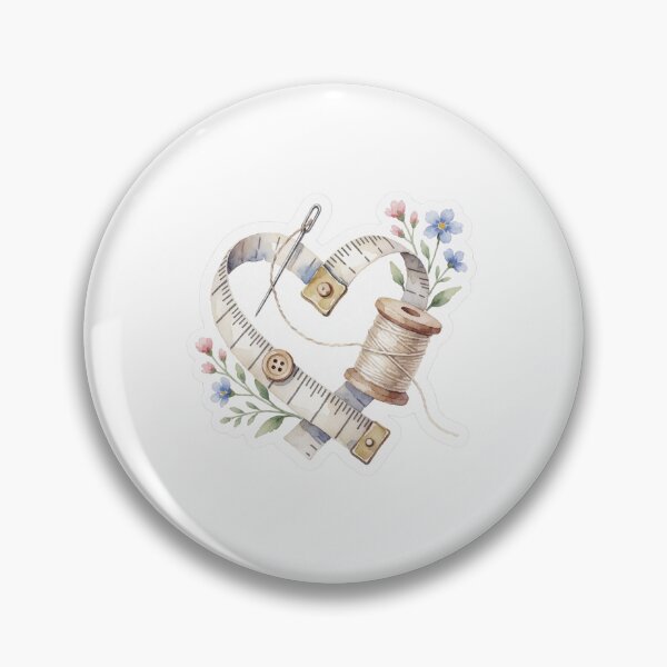 Item preview, Measuring Tape Heart Sewing Illustration designed and sold by AillustriaAK.