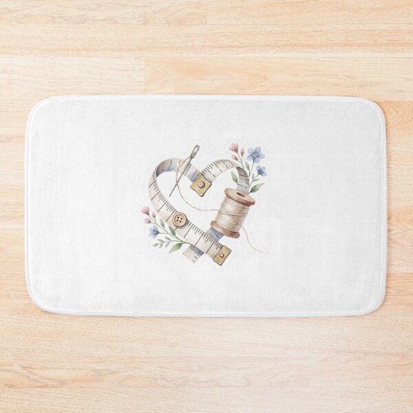 Item preview, Measuring Tape Heart Sewing Illustration designed and sold by AillustriaAK.