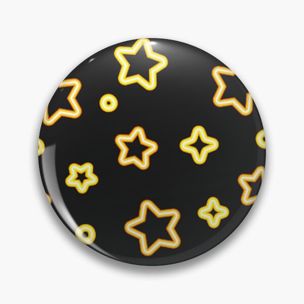 Item preview, Retro Neon Glow Stars Pattern designed and sold by SolutionsArt.