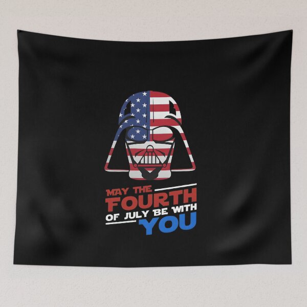 Item preview, May the 4th of July Be With You - Independence Day Star Wars designed and sold by RickStillDesigns.