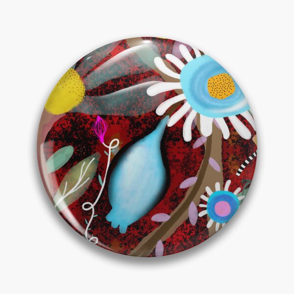 Item preview, Red Brasil streets Portulaca moss rose blue papaver grandiflora sun delosperma designed and sold by rupydetequila.