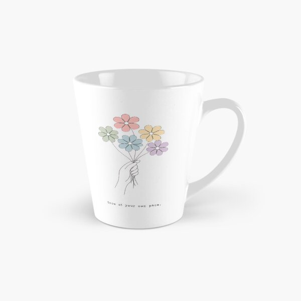Item preview, Grow At Your Own Pace Pastel Rainbow Flowers LGBTQ Pride Journey Design designed and sold by Melian Vintage.