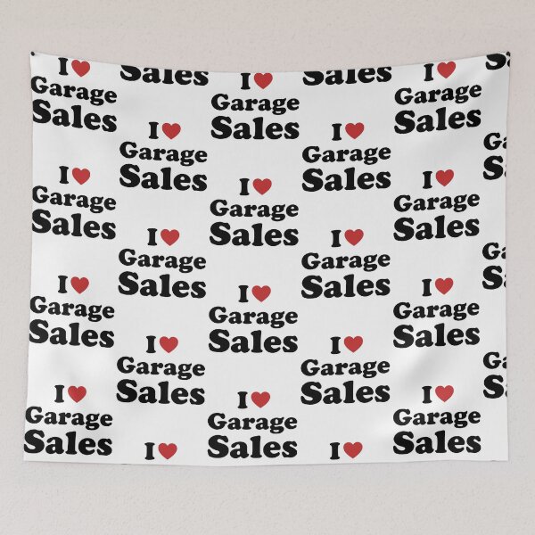 Item preview, I Love Garage Sales Funny Thrifting Vintage Treasure Hunter designed and sold by kienoy.
