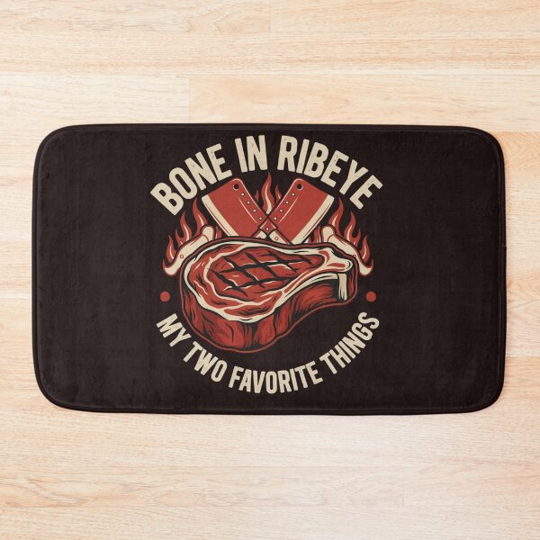 Item preview, Bone In Ribeye My Two Favorite Things Funny Steak BBQ designed and sold by Malaryk.