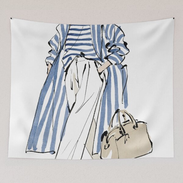 Item preview, Striped Vogue Stroll designed and sold by Venon28.