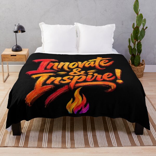 Item preview, Innovate and Inspire Typography Text Art designed and sold by Pawar1999.