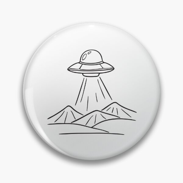 Item preview, UFO Behind Distant Hills designed and sold by rasagamastore.