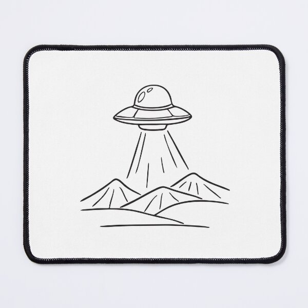 Item preview, UFO Behind Distant Hills designed and sold by rasagamastore.