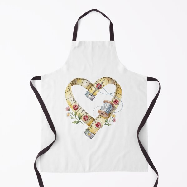Item preview, Measuring Tape Heart Sewing Illustration designed and sold by AillustriaAK.