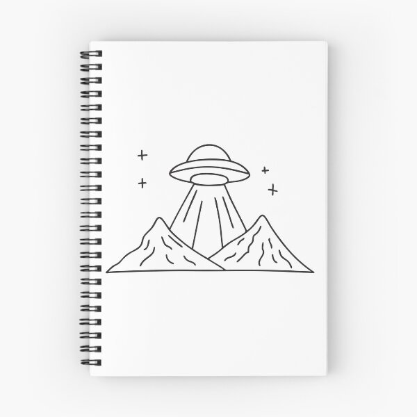 Item preview, Flying Saucer Hovering Behind Hills designed and sold by rasagamastore.