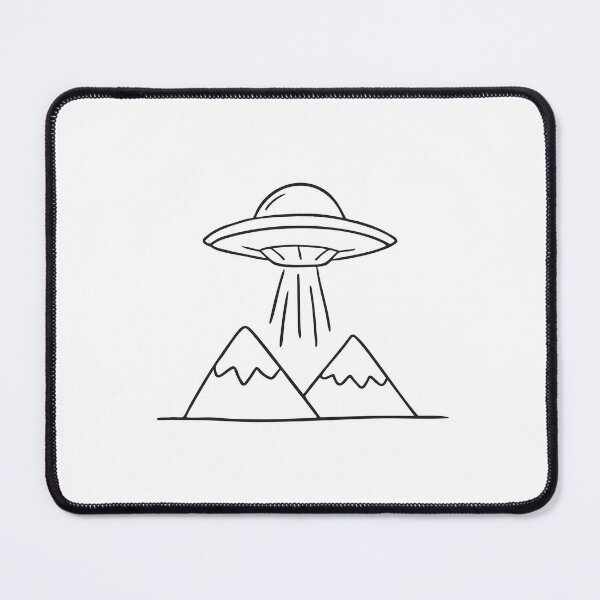 Item preview, Alien Ship Beyond Hilltops designed and sold by rasagamastore.