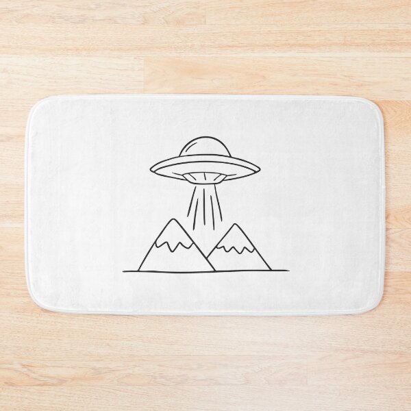Item preview, Alien Ship Beyond Hilltops designed and sold by rasagamastore.