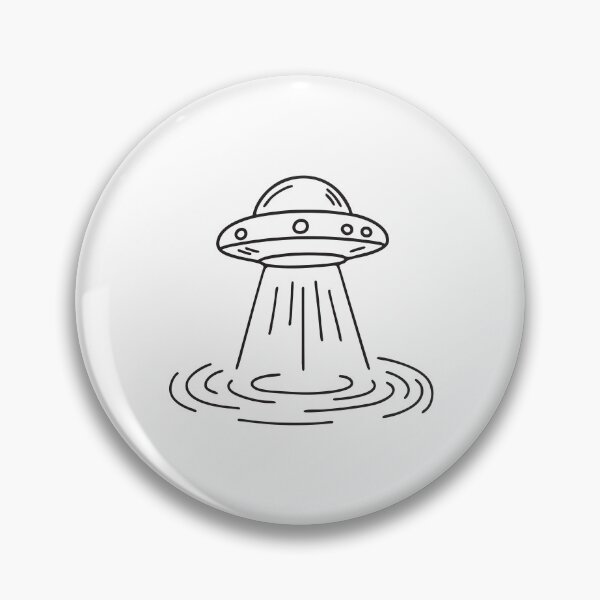 Item preview, UFO Floating Above Rippling Lake designed and sold by rasagamastore.