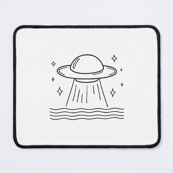 Item preview, UFO Hovering Above Lake Surface designed and sold by rasagamastore.