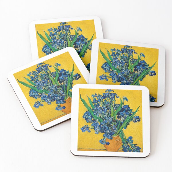 Item preview, Irises Painting Kiss-Cut - Floral Art designed and sold by AnnieAmalu.