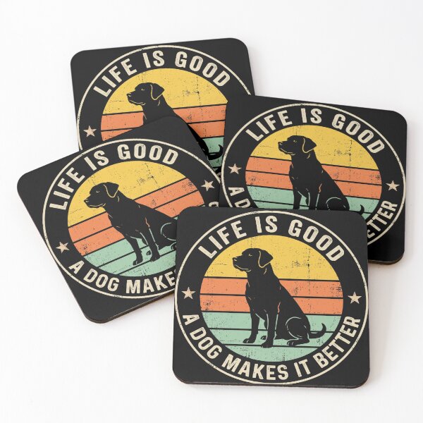Item preview, Life Is Good A Dog Makes It Better Shirt designed and sold by TeNovaStudio ⭐⭐⭐⭐⭐.