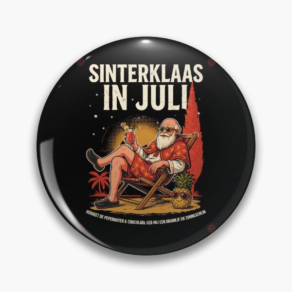 Item preview, Sinterklaas In Juli – Grappig Nederlands Belgisch Zomer Shirt Pepernoten Chocolade Cadeau V2 designed and sold by DarylWelsh2024.