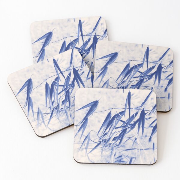 Item preview, Dried Grass Seed Pods In Blue designed and sold by DezinerDee.