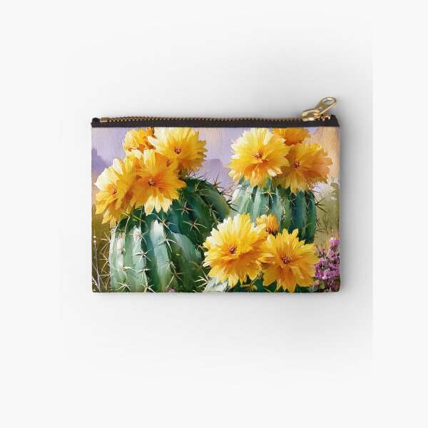 Item preview, Blooming Cactus Watercolor | Southwestern Desert Landscape designed and sold by MargaretWiktor.
