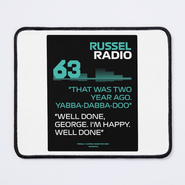 Item preview, Yabba Dabba Doo - #GR63 F1 Team Radio designed and sold by Heybratan.