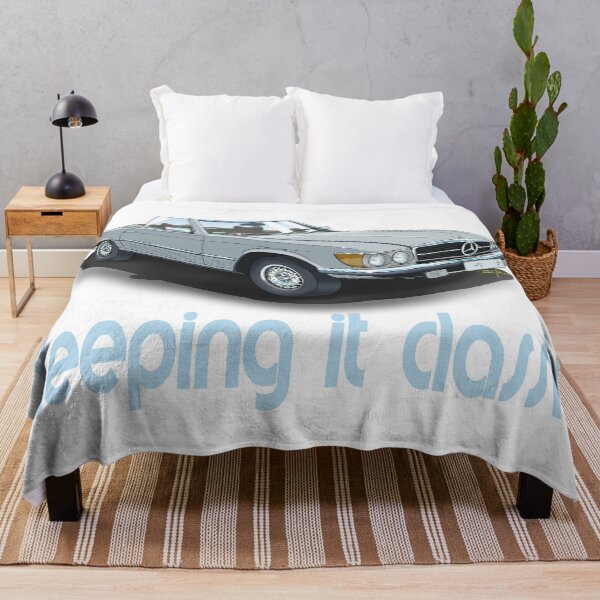 Item preview, "Keeping It Classic" Mercedes 450SL (R107) Color Illustration designed and sold by shavingisboring.