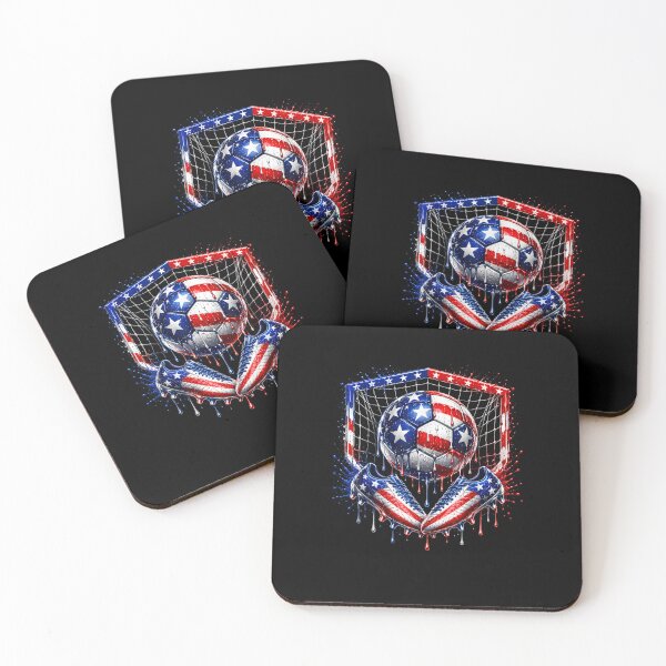 Item preview, Soccer Drip American Flag Goalkeeper Patriotic 4th Of July designed and sold by kienoy.