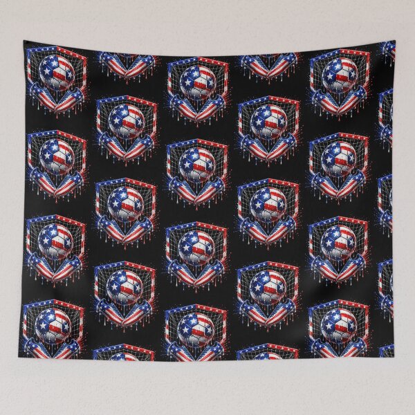 Item preview, Soccer Drip American Flag Goalkeeper Patriotic 4th Of July designed and sold by kienoy.