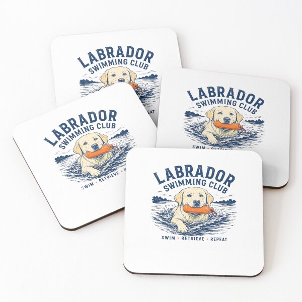 Item preview, Labrador Swimming Club Funny Dog Lover Women Men designed and sold by kienoy.