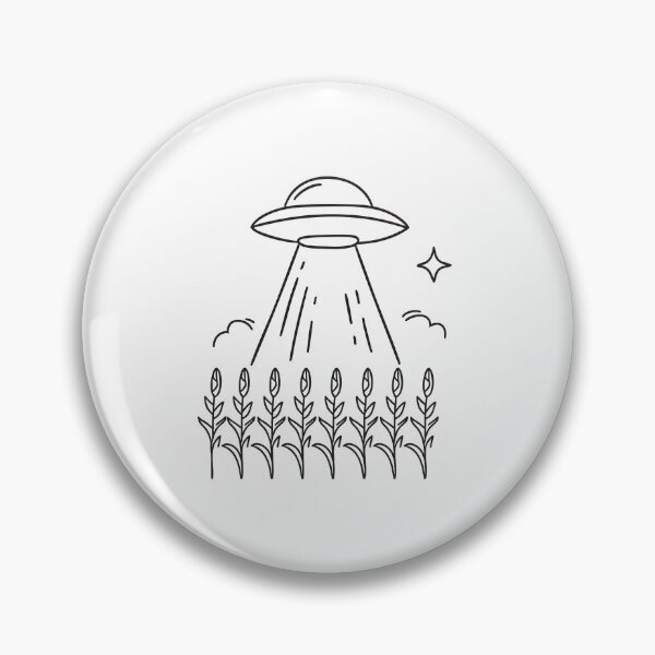 Item preview, UFO Behind Tall Cornfield designed and sold by rasagamastore.