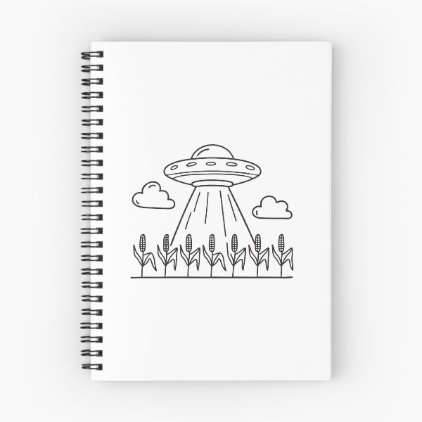Item preview, UFO Rising Behind Cornfield designed and sold by rasagamastore.
