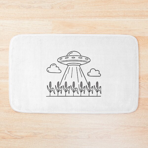Item preview, UFO Rising Behind Cornfield designed and sold by rasagamastore.