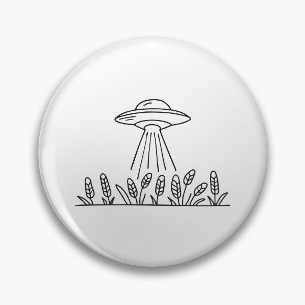Item preview, UFO Floating Behind Corn Rows designed and sold by rasagamastore.