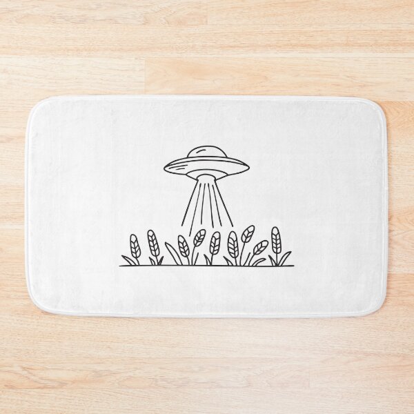 Item preview, UFO Floating Behind Corn Rows designed and sold by rasagamastore.
