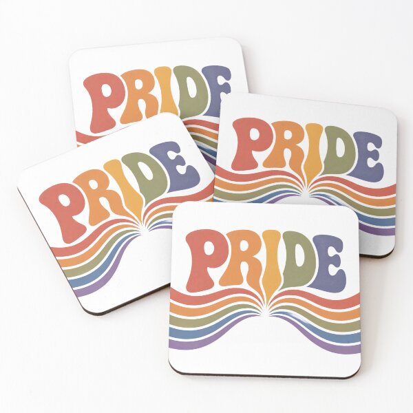 Item preview, Retro Pride 70s Wavy Rainbow Aesthetic LGBTQ Graphic Design designed and sold by Melian Vintage.