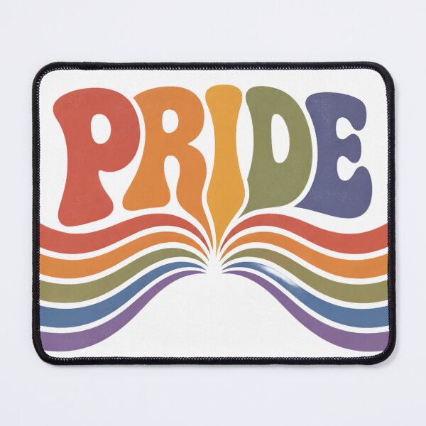 Item preview, Retro Pride 70s Wavy Rainbow Aesthetic LGBTQ Graphic Design designed and sold by Melian Vintage.