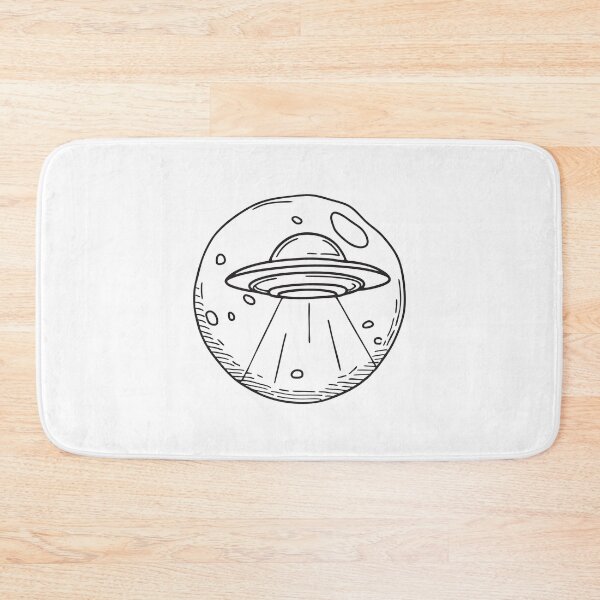Item preview, UFO Beside Full Moon designed and sold by rasagamastore.