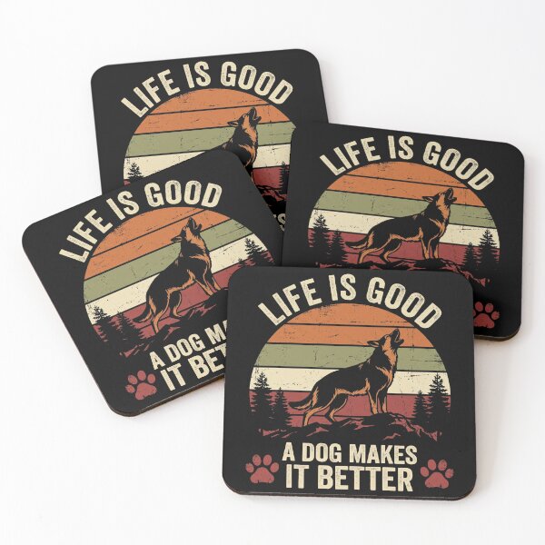 Item preview, Life Is Good A Dog Makes It Better Shirt designed and sold by TeNovaStudio ⭐⭐⭐⭐⭐.