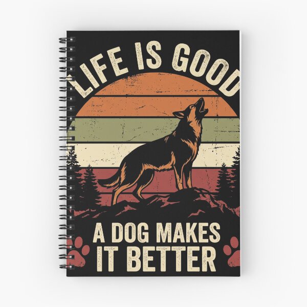 Item preview, Life Is Good A Dog Makes It Better Shirt designed and sold by TeNovaStudio.