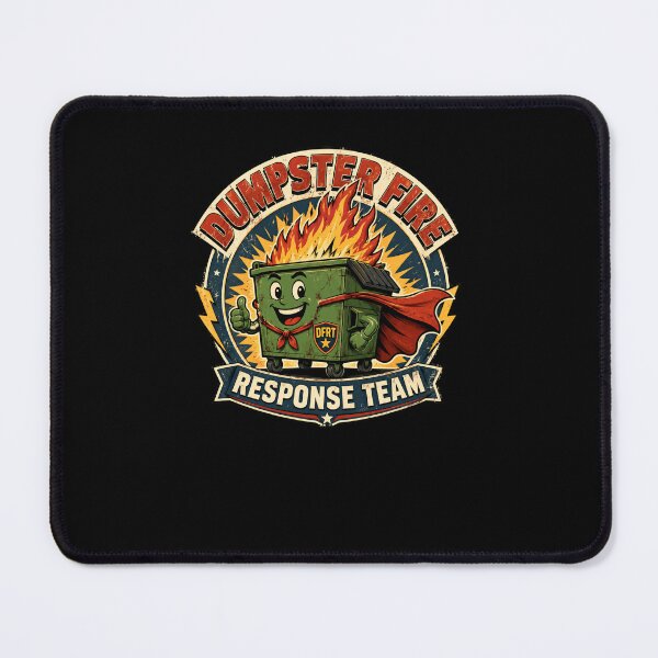 Item preview, Dumpster Fire Response Team Funny Sarcastic Work Humor Crisis Management designed and sold by RetroMini2026.