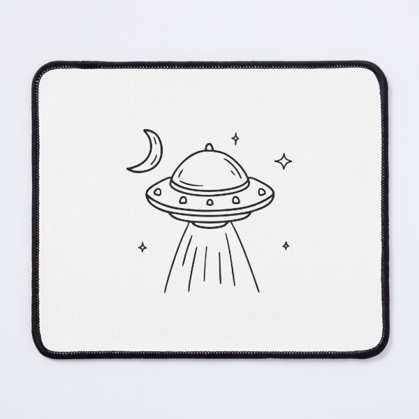 Item preview, UFO Drifting Near Moon designed and sold by rasagamastore.