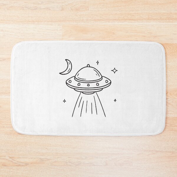 Item preview, UFO Drifting Near Moon designed and sold by rasagamastore.