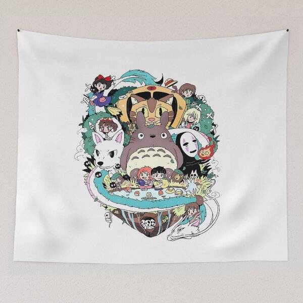 Item preview, Cute kawaii all friends [[kiki's]] -%[ghiblis]%- gather aways dragon designed and sold by arcaneaeri.