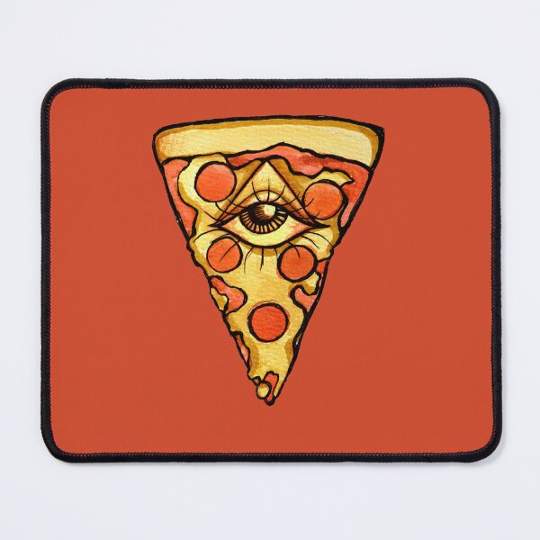Item preview, All Seeing Eye Pizza Slice designed and sold by lacychenault.