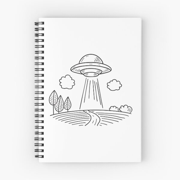 Item preview, UFO Beaming Light Across Field designed and sold by rasagamastore.