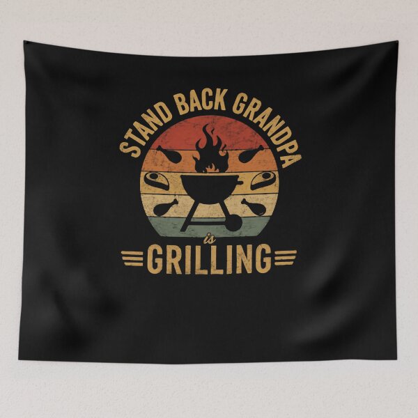 Item preview, Stand Back Grandpa I'm Grilling Barbecue Grandfather Grill Master designed and sold by JonesFlora2025.