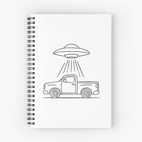 Item preview, UFO Above Pickup Truck designed and sold by rasagamastore.