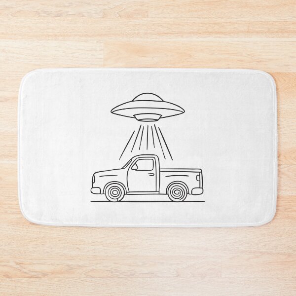 Item preview, UFO Above Pickup Truck designed and sold by rasagamastore.