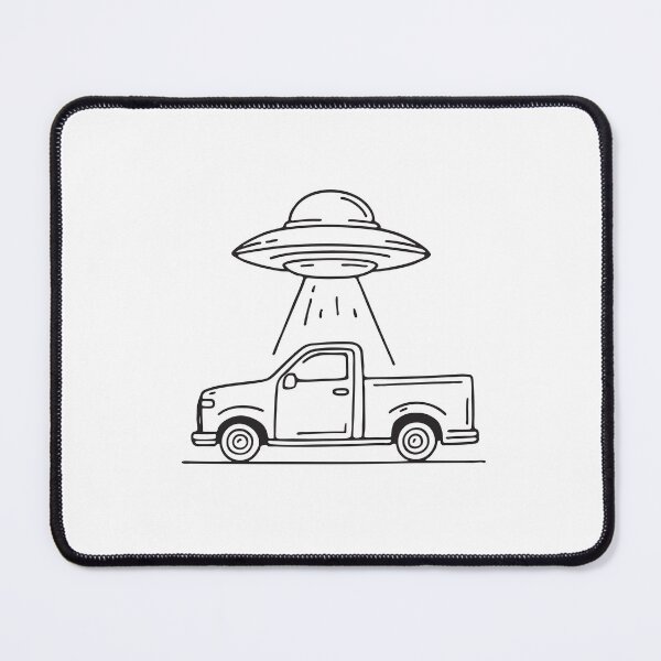 Item preview, UFO Over Pickup in Open Lot designed and sold by rasagamastore.